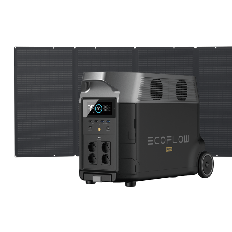 EcoFlow DELTA Pro Powerstation 3600 Wh Bundle mit Solarpanel EcoFlow 400 W